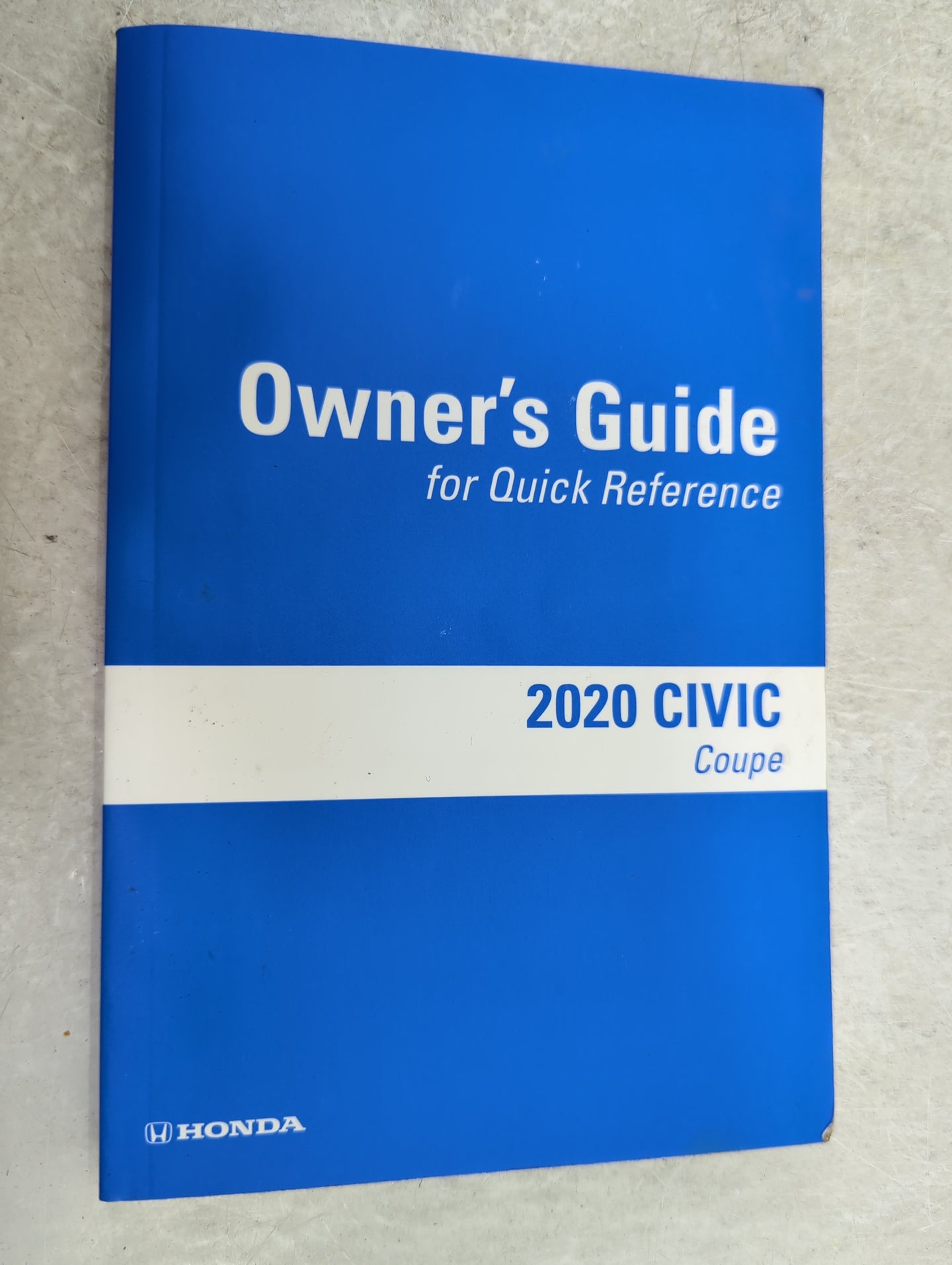 2020 Honda Civic Owners Manual Book Guide OEM Used Auto Parts - Oemusedautoparts1.com