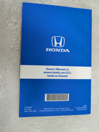 2020 Honda Civic Owners Manual Book Guide OEM Used Auto Parts - Oemusedautoparts1.com