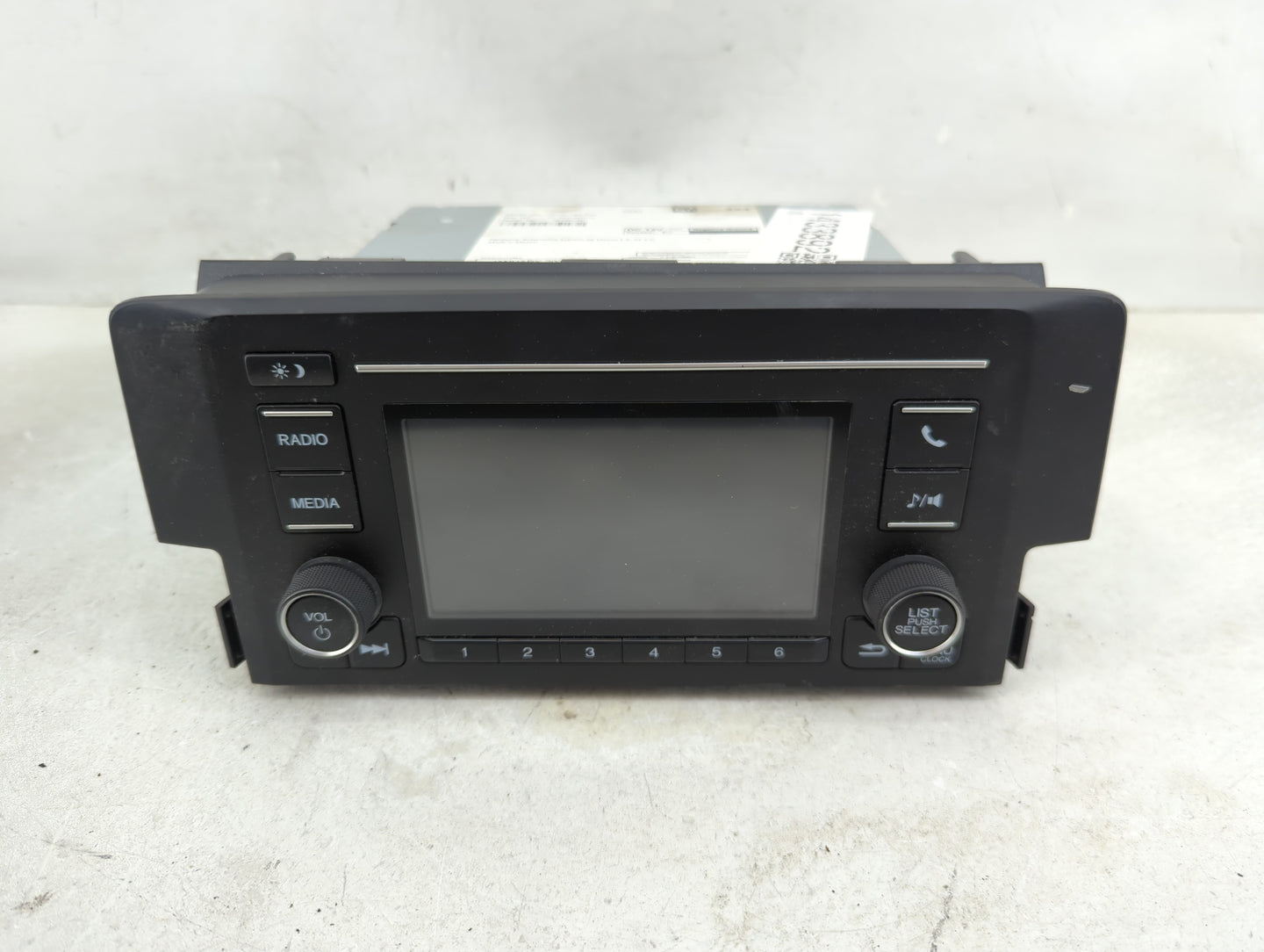 2019-2021 Honda Civic Radio AM FM Cd Player Receiver Replacement P/N:39100-TBA-A41 CV-RH18N0CX Fits Fits 2019 2020 2021 OEM 
