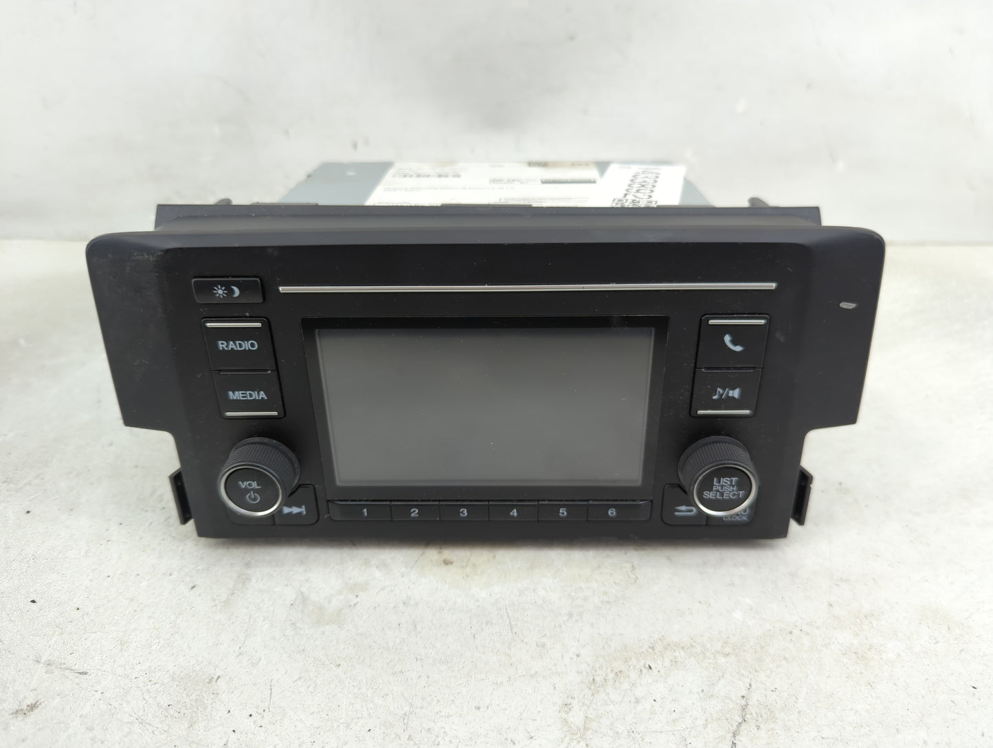 2019-2021 Honda Civic Radio AM FM Cd Player Receiver Replacement P/N:39100-TBA-A41 CV-RH18N0CX Fits Fits 2019 2020 2021 OEM 