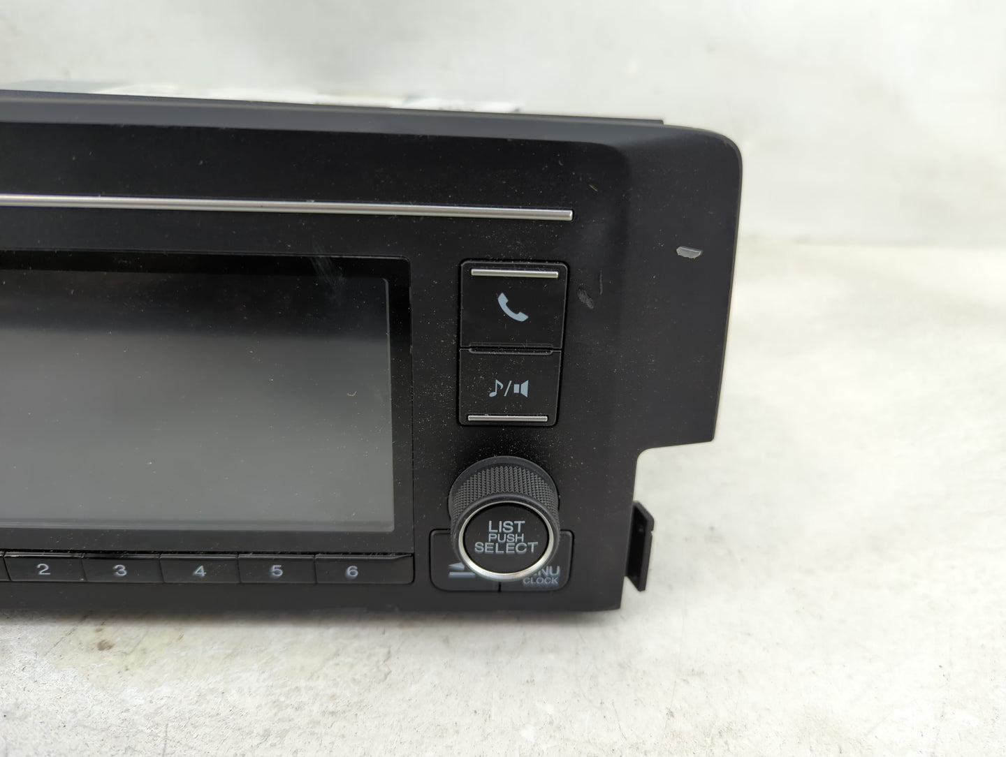 2019-2021 Honda Civic Radio AM FM Cd Player Receiver Replacement P/N:39100-TBA-A41 CV-RH18N0CX Fits Fits 2019 2020 2021 OEM 