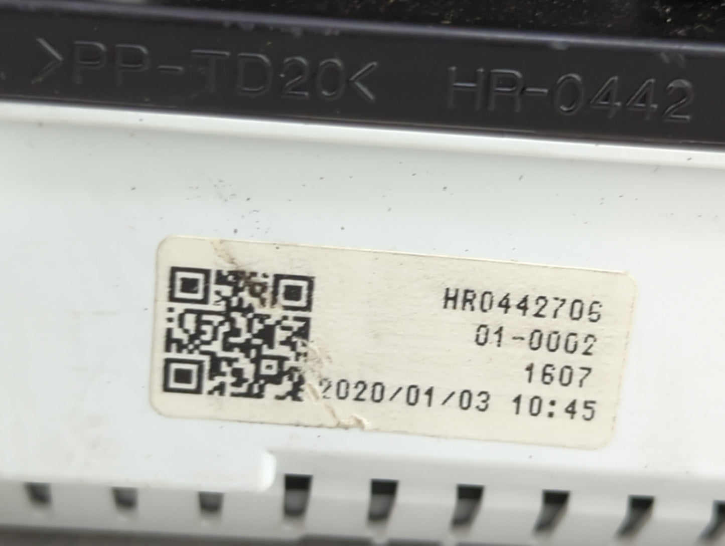 2019-2021 Honda Civic Instrument Cluster Speedometer Gauges P/N:HR0442706 HR-0442 Fits Fits 2019 2020 2021 OEM Used Auto Par