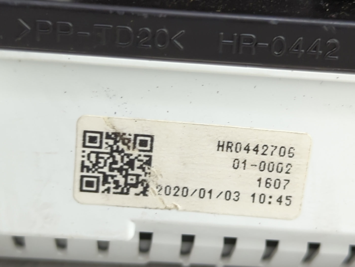 2019-2021 Honda Civic Instrument Cluster Speedometer Gauges P/N:HR0442706 HR-0442 Fits Fits 2019 2020 2021 OEM Used Auto Par