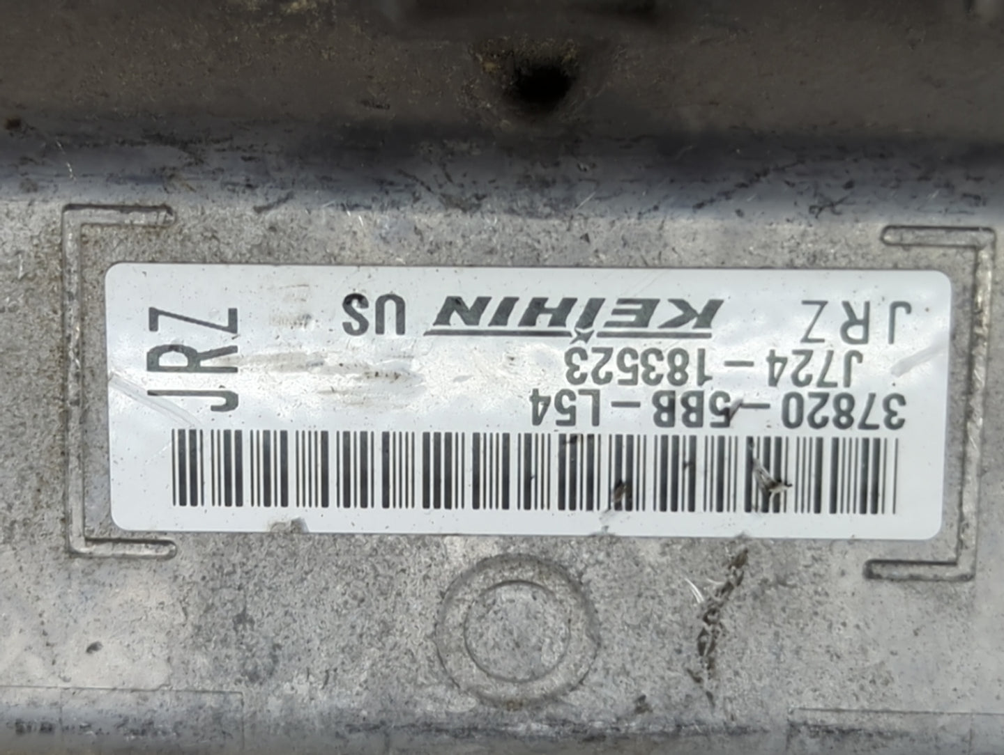 2019-2021 Honda Civic PCM Engine Control Computer ECU ECM PCU OEM P/N:37820-5BB-L54 J724-183523 Fits Fits 2019 2020 2021 OEM