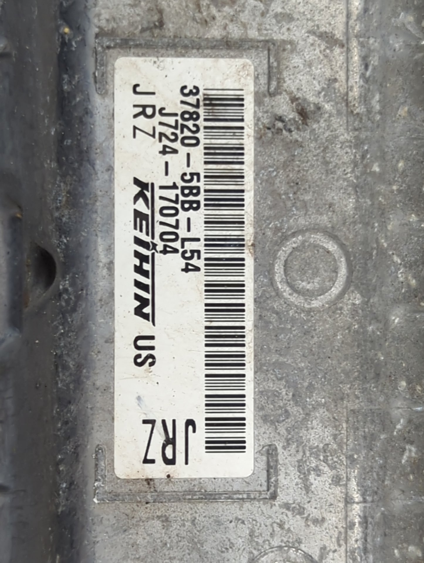 2019-2021 Honda Civic PCM Engine Control Computer ECU ECM PCU OEM P/N:37820-5BB-L54 J724-170704 Fits Fits 2019 2020 2021 OEM
