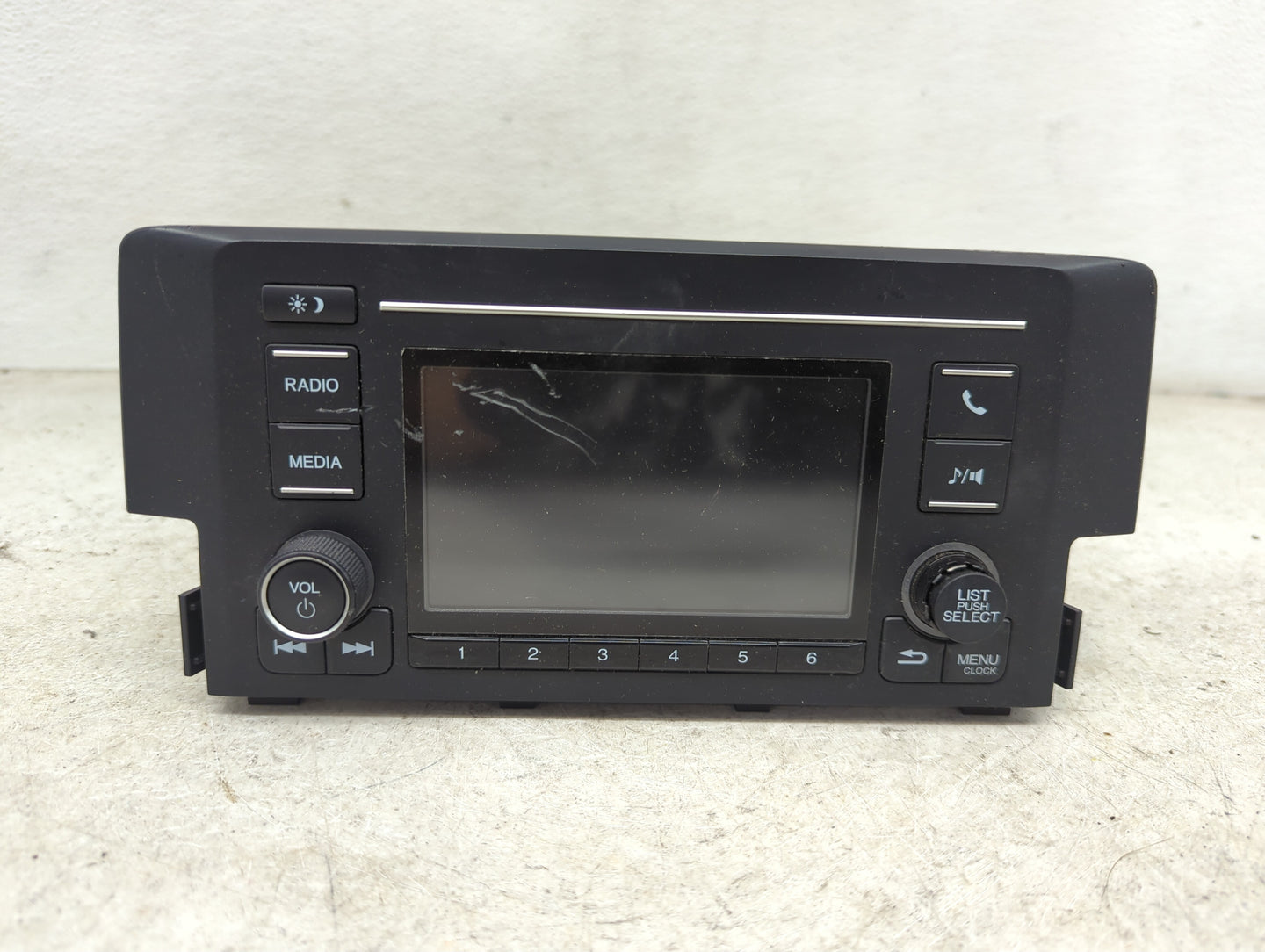 2019-2021 Honda Civic Radio AM FM Cd Player Receiver Replacement P/N:39100-TBA-A41 CV-RH18N0CX Fits Fits 2019 2020 2021 OEM 