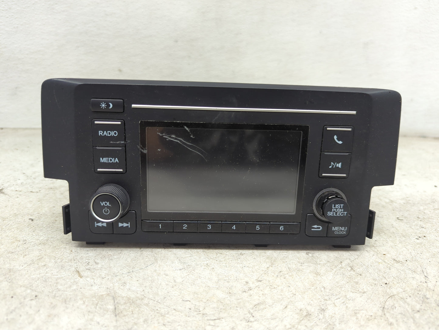 2019-2021 Honda Civic Radio AM FM Cd Player Receiver Replacement P/N:39100-TBA-A41 CV-RH18N0CX Fits Fits 2019 2020 2021 OEM 