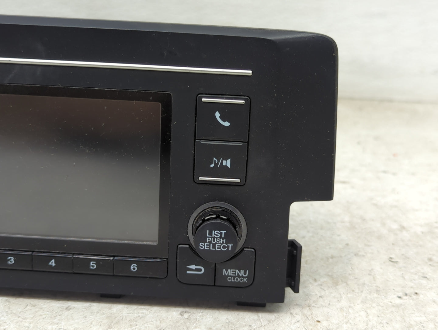 2019-2021 Honda Civic Radio AM FM Cd Player Receiver Replacement P/N:39100-TBA-A41 CV-RH18N0CX Fits Fits 2019 2020 2021 OEM 