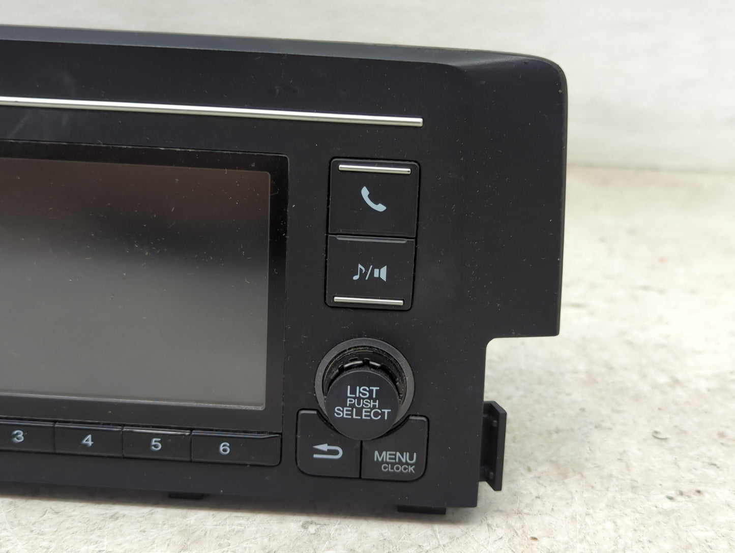 2019-2021 Honda Civic Radio AM FM Cd Player Receiver Replacement P/N:39100-TBA-A41 CV-RH18N0CX Fits Fits 2019 2020 2021 OEM 