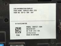 2019-2021 Honda Civic Information Display Screen - Oemusedautoparts1.com