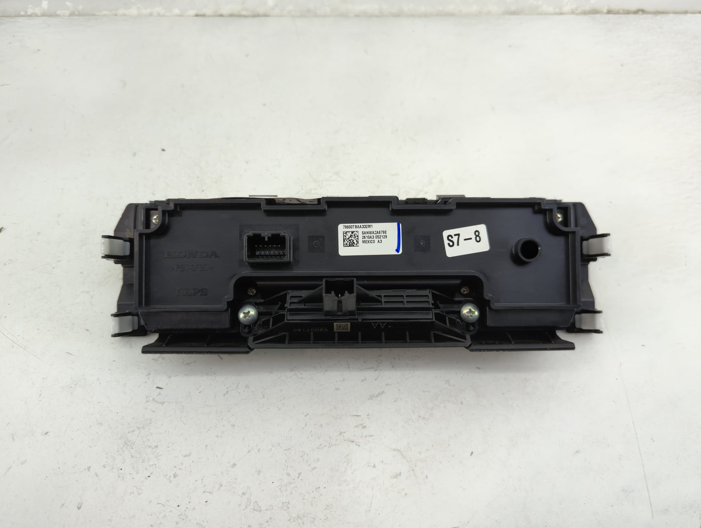 2016-2021 Honda Civic Climate Control Module Temperature AC/Heater Replacement P/N:79600TBAA332M1 SANWA2A679E Fits OEM Used 