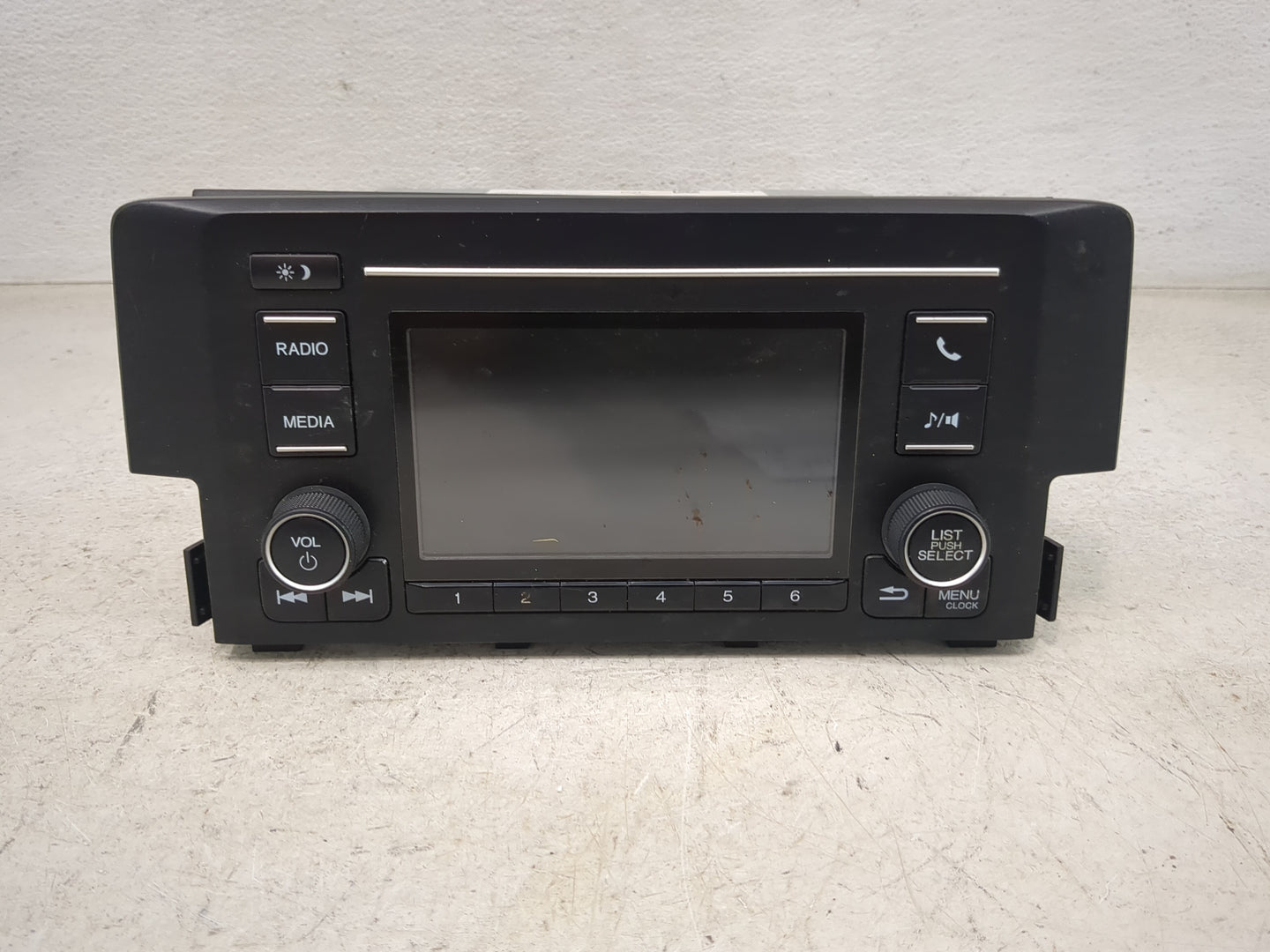 2019-2021 Honda Civic Radio AM FM Cd Player Receiver Replacement Fits Fits 2019 2020 2021 OEM Used Auto Parts - Oemusedautop