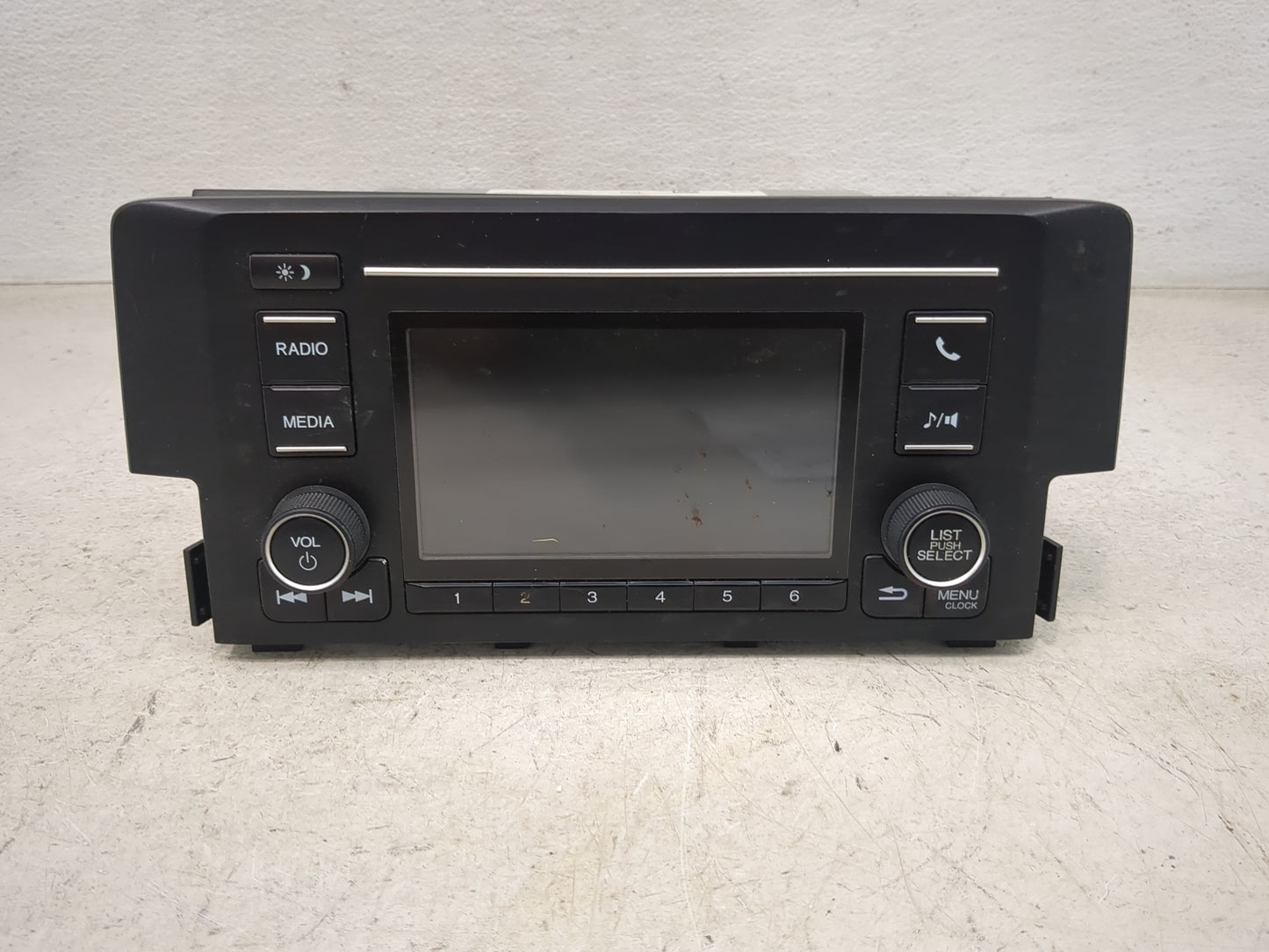 2019-2021 Honda Civic Radio AM FM Cd Player Receiver Replacement Fits Fits 2019 2020 2021 OEM Used Auto Parts - Oemusedautop