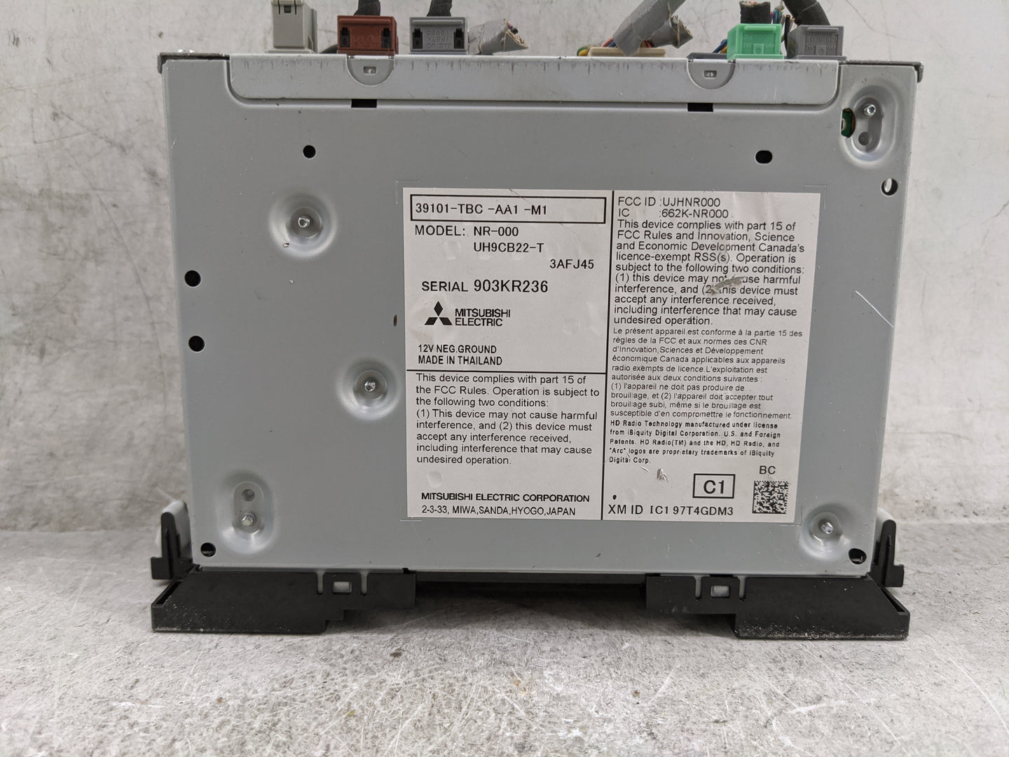 2019-2021 Honda Civic Radio AM FM Cd Player Receiver Replacement P/N:39101-TBC-AA1-M1 NR-000, UH9CB22-T Fits Fits 2019 2020 