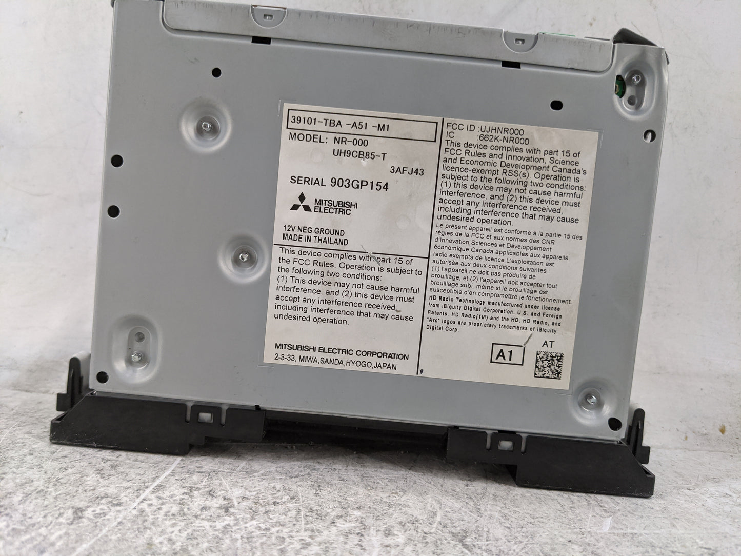 2019-2021 Honda Civic Radio AM FM Cd Player Receiver Replacement P/N:39101-TBA-A51-M1 UJHNR000 Fits Fits 2019 2020 2021 OEM 