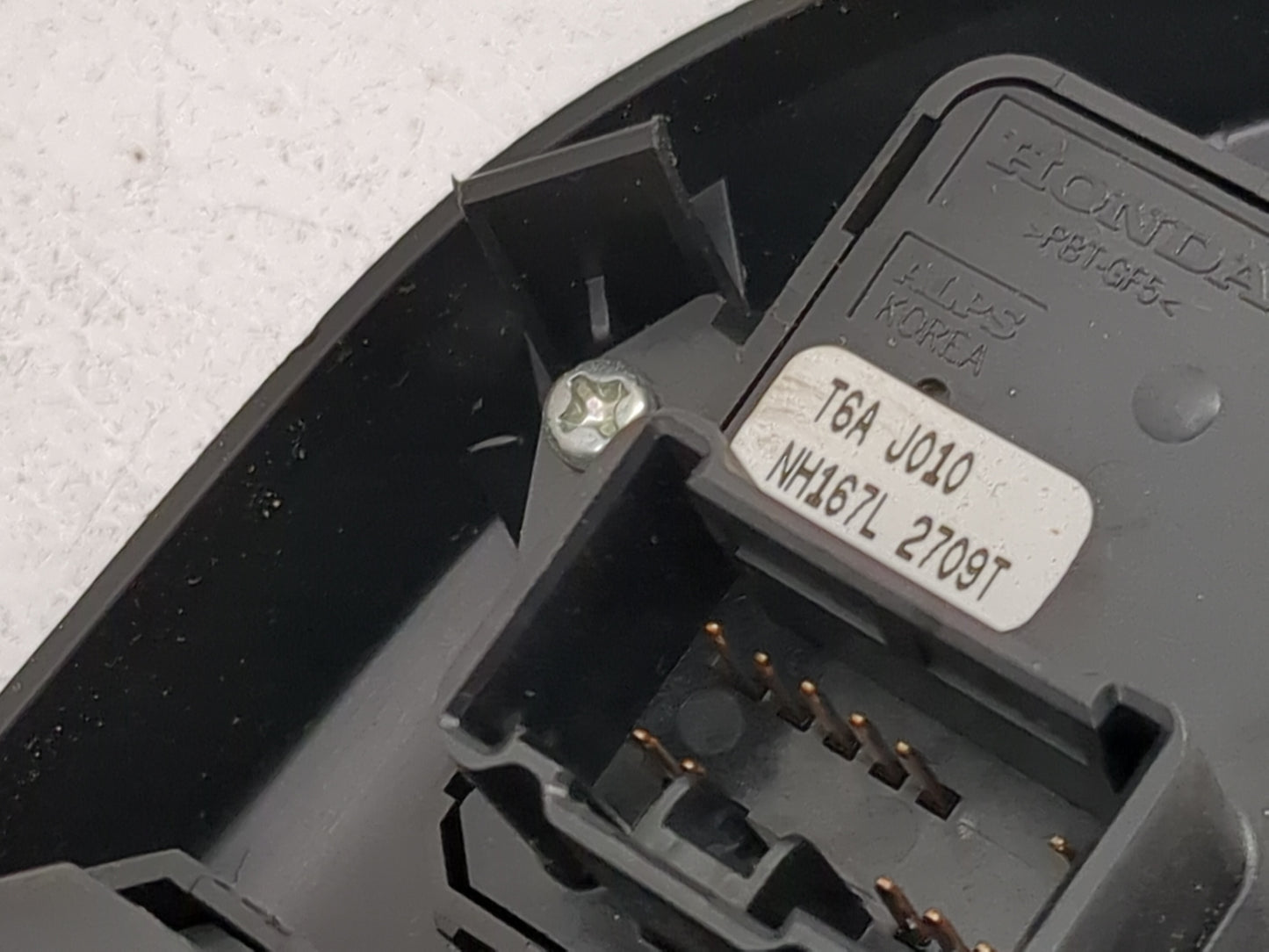 2016-2021 Honda Civic Master Power Window Switch Replacement Driver Side Left P/N:T6A J010 Fits Fits 2016 2017 2018 2019 202