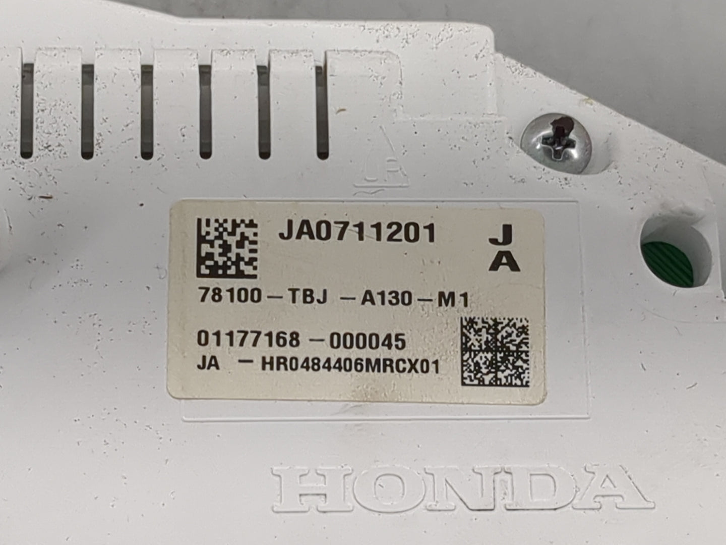 2020 Honda Civic Instrument Cluster Speedometer Gauges P/N:78100-TBJ-A130-M1 JA0711201 Miles: Fits OEM Used Auto Parts - Oem