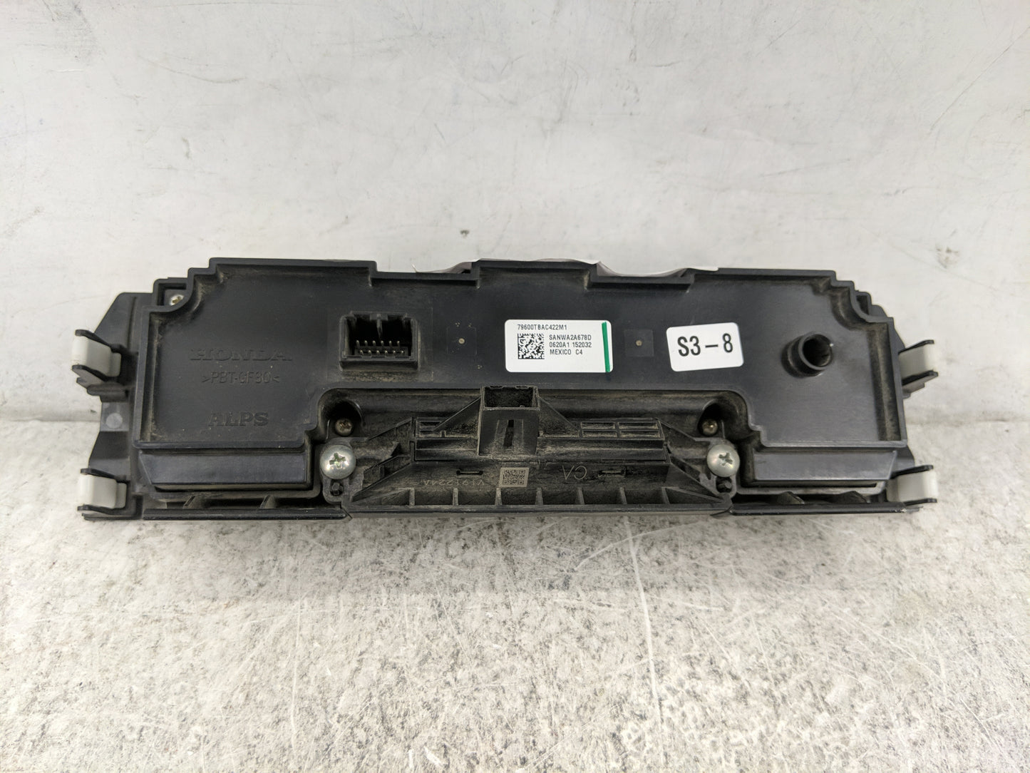 2020-2021 Honda Civic Climate Control Module Temperature AC/Heater Replacement P/N:79600TBAC422M1 SANWA2A678D Fits Fits 2020