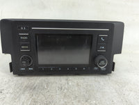 2019-2021 Honda Civic Radio AM FM Cd Player Receiver Replacement P/N:1761B-190902-0017 Fits Fits 2019 2020 2021 OEM Used Aut