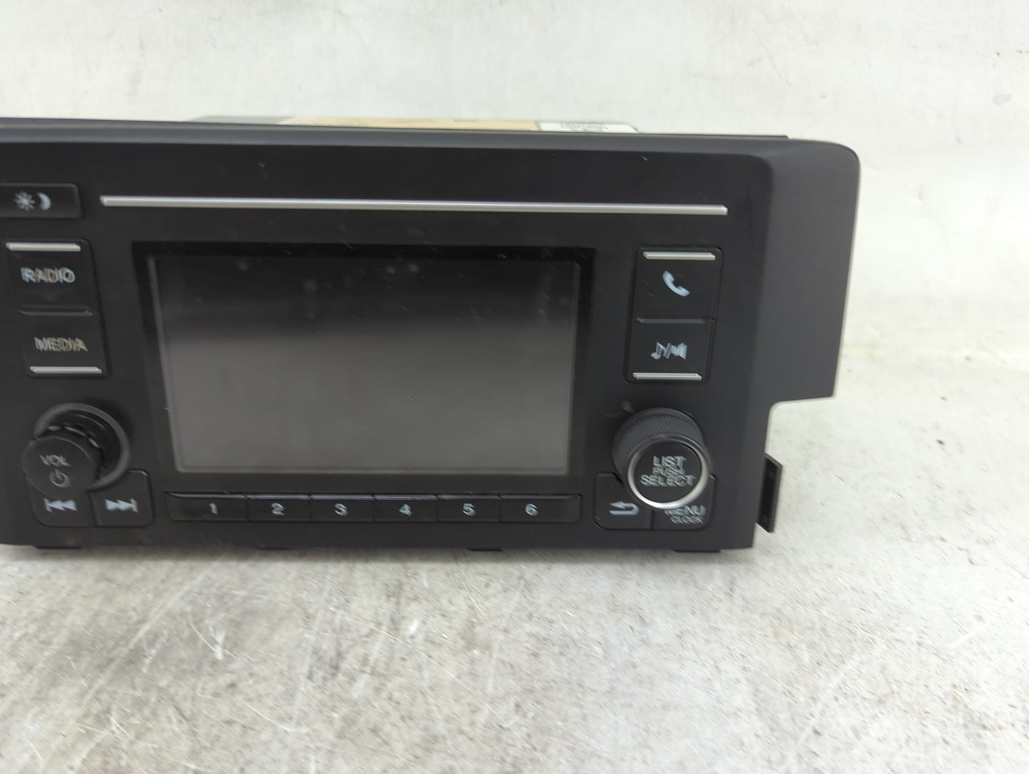 2019-2021 Honda Civic Radio AM FM Cd Player Receiver Replacement P/N:1761B-190902-0017 Fits Fits 2019 2020 2021 OEM Used Aut
