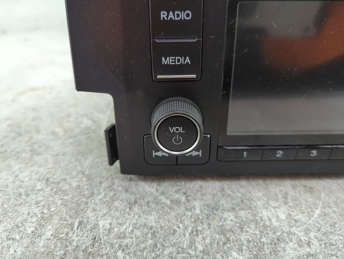 2019-2021 Honda Civic Radio AM FM Cd Player Receiver Replacement P/N:39100-TBA-A41 CV-RH18N0MX Fits Fits 2019 2020 2021 OEM 