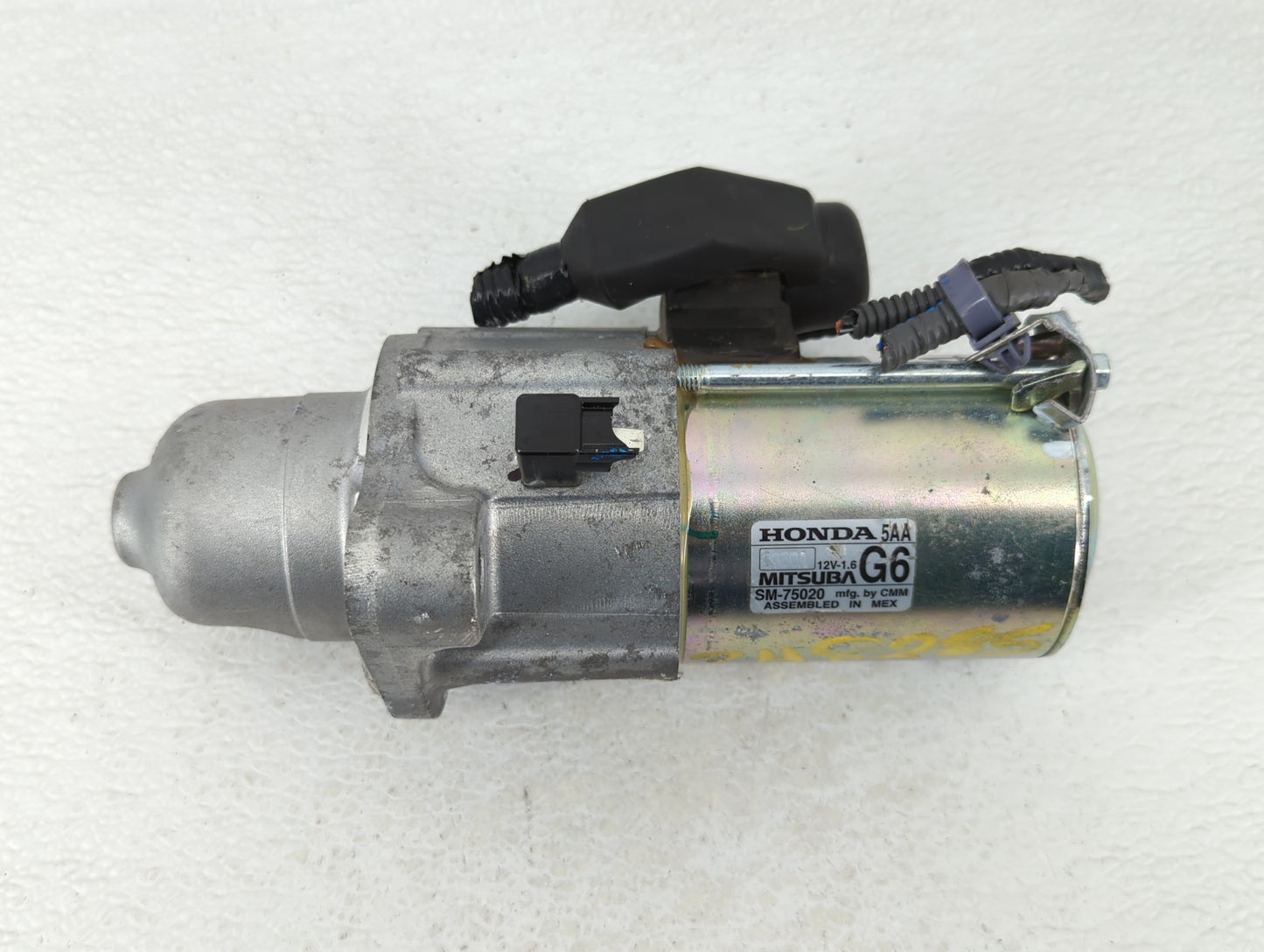 2016-2017 Honda Civic Car Starter Motor Solenoid OEM P/N:SM-75020 Fits Fits 2016 2017 2020 OEM Used Auto Parts - Oemusedauto