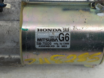 2016-2017 Honda Civic Car Starter Motor Solenoid OEM P/N:SM-75020 Fits Fits 2016 2017 2020 OEM Used Auto Parts