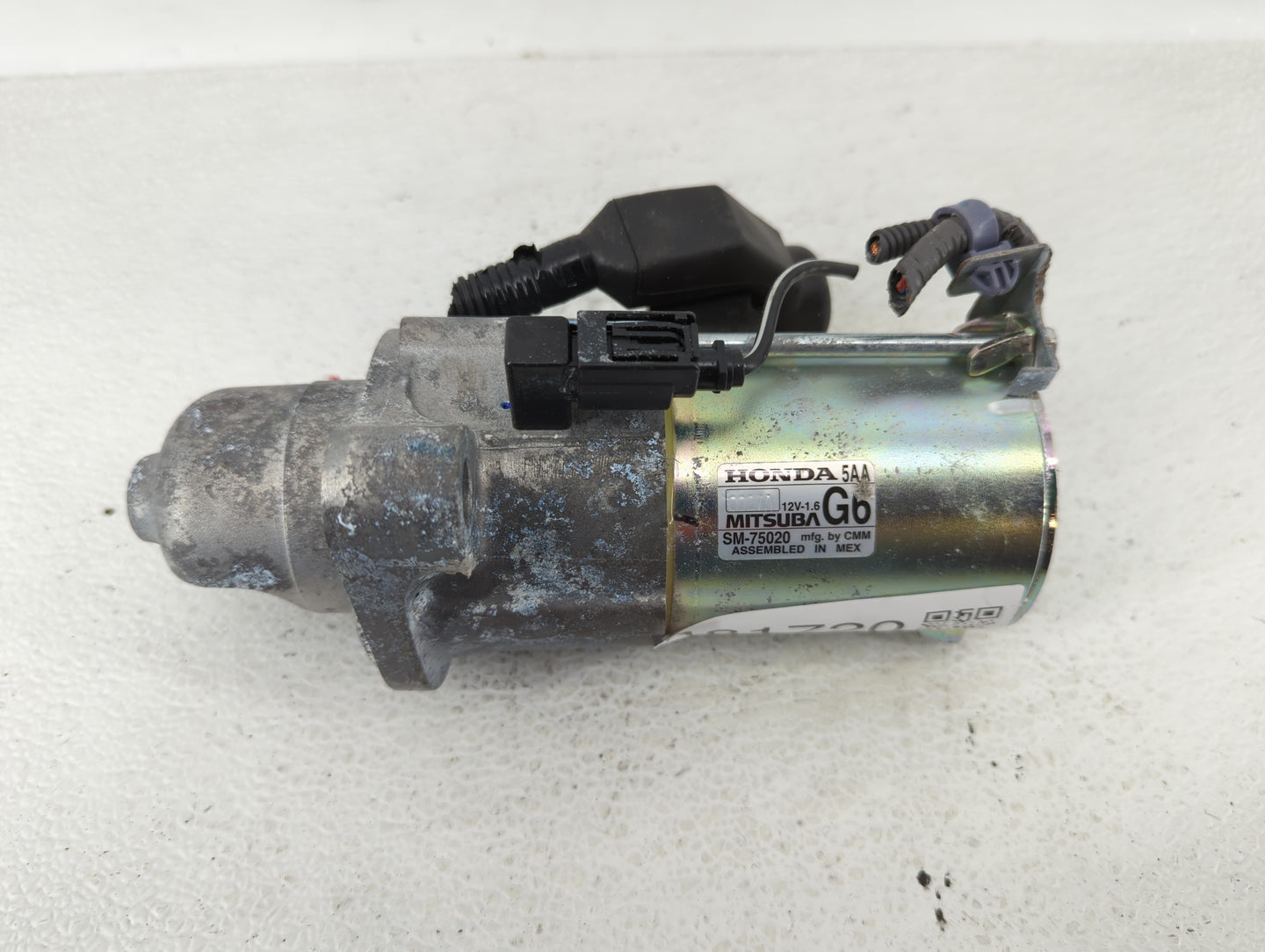 2016-2017 Honda Civic Car Starter Motor Solenoid OEM P/N:SM-75020 Fits Fits 2016 2017 2020 OEM Used Auto Parts - Oemusedauto