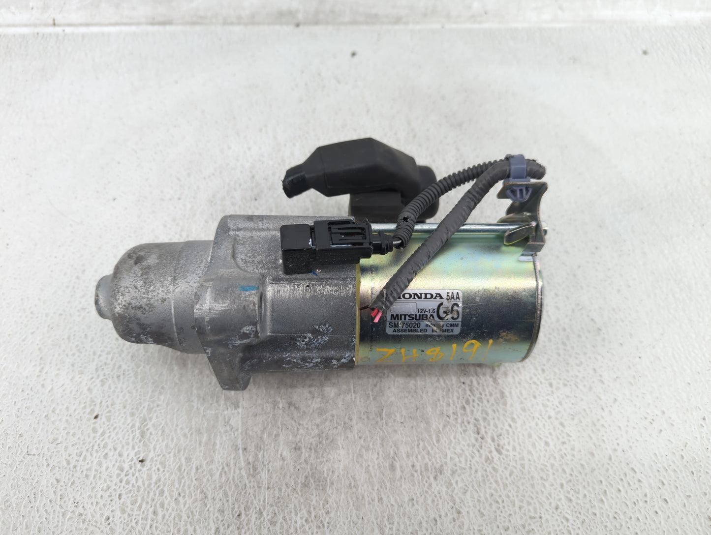 2016-2017 Honda Civic Car Starter Motor Solenoid OEM P/N:SM-75020 Fits Fits 2016 2017 2020 OEM Used Auto Parts - Oemusedauto