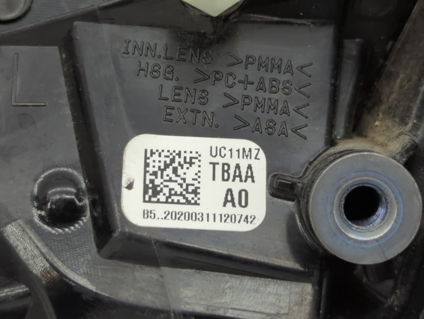 2018 Honda Civic Tail Light Assembly Driver Left OEM Fits OEM Used Auto Parts - Oemusedautoparts1.com