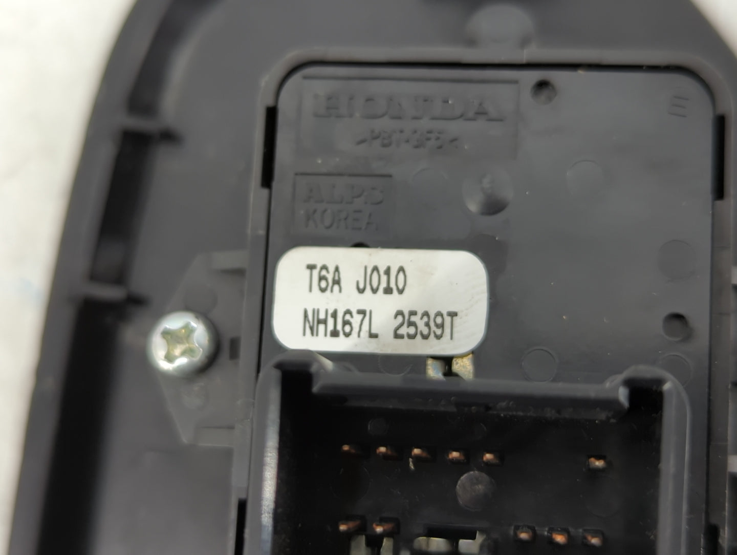 2016-2021 Honda Civic Master Power Window Switch Replacement Driver Side Left P/N:T6A J010 Fits Fits 2016 2017 2018 2019 202