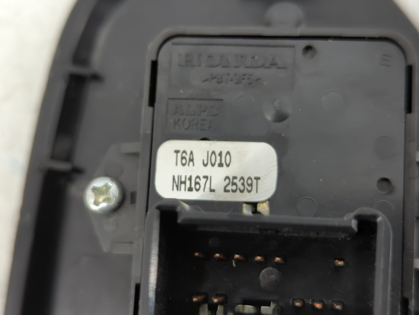 2016-2021 Honda Civic Master Power Window Switch Replacement Driver Side Left P/N:T6A J010 Fits Fits 2016 2017 2018 2019 202