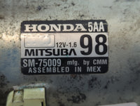 2016-2017 Honda Civic Car Starter Motor Solenoid OEM P/N:SM-75009 Fits Fits 2016 2017 2020 OEM Used Auto Parts - Oemusedauto