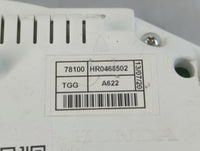 2019-2020 Honda Civic Instrument Cluster Speedometer Gauges P/N:HR0468502 78100 Fits Fits 2019 2020 OEM Used Auto Parts - Oe