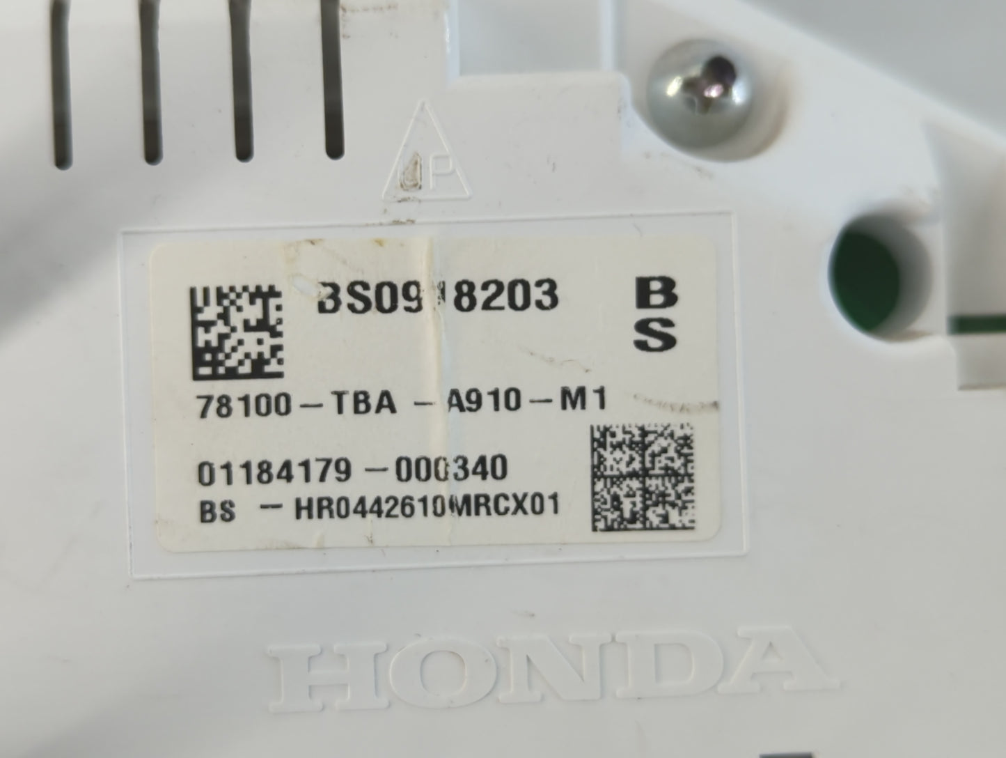 2019-2020 Honda Civic Instrument Cluster Speedometer Gauges P/N:78100-TBA-A910-M1 BS0918203 Fits Fits 2019 2020 OEM Used Aut