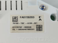 2020 Honda Civic Instrument Cluster Speedometer Gauges P/N:78100-TBF-A130-M1 FA0728203 Fits OEM Used Auto Parts - Oemusedaut