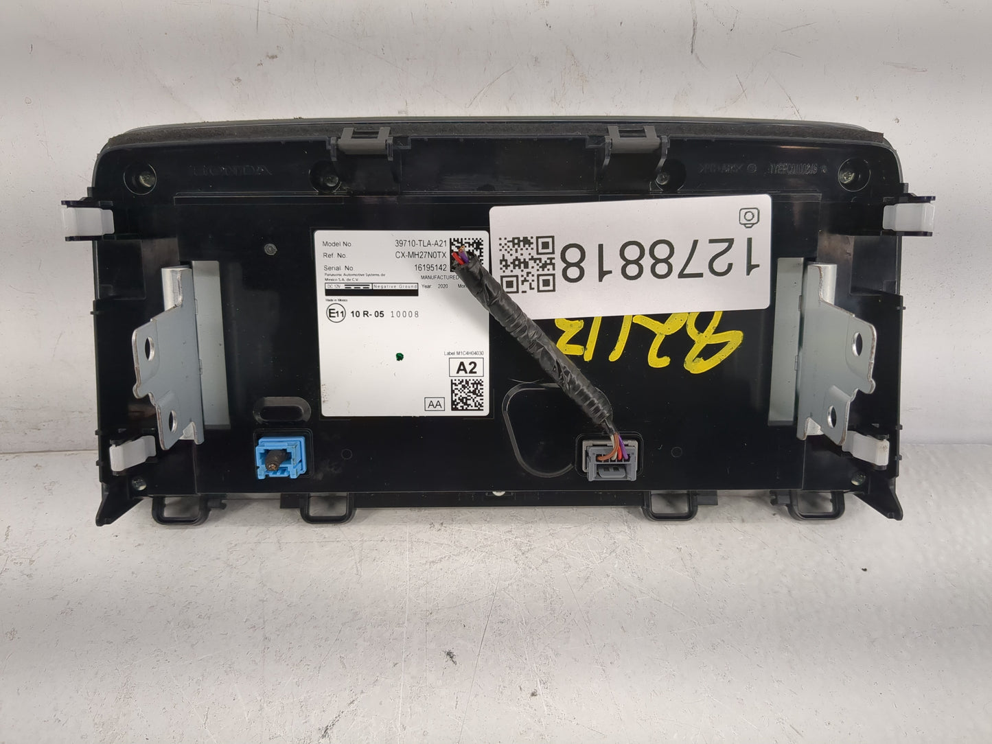 2018-2022 Honda Cr-V Radio AM FM Cd Player Receiver Replacement P/N:39710-TLA-A21 Fits Fits 2018 2019 2020 2021 2022 OEM Use