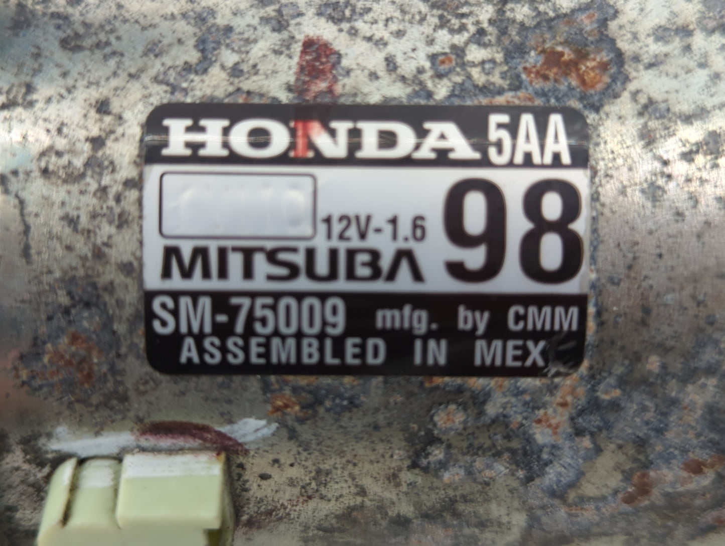 2020 Honda Cr-V Car Starter Motor Solenoid OEM P/N:SM-75009 Fits Fits 2016 2017 OEM Used Auto Parts - Oemusedautoparts1.com