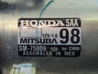 2020 Honda Cr-V Car Starter Motor Solenoid OEM P/N:SM-75009 Fits Fits 2016 2017 OEM Used Auto Parts - Oemusedautoparts1.com
