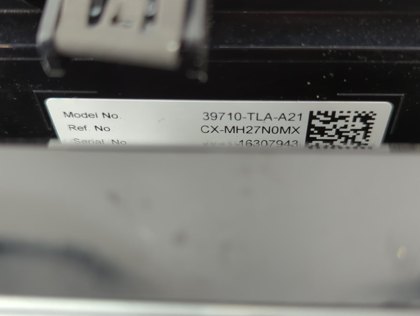 2018-2022 Honda Cr-V Radio AM FM Cd Player Receiver Replacement P/N:39710-TLA-A21 Fits Fits 2018 2019 2020 2021 2022 OEM Use