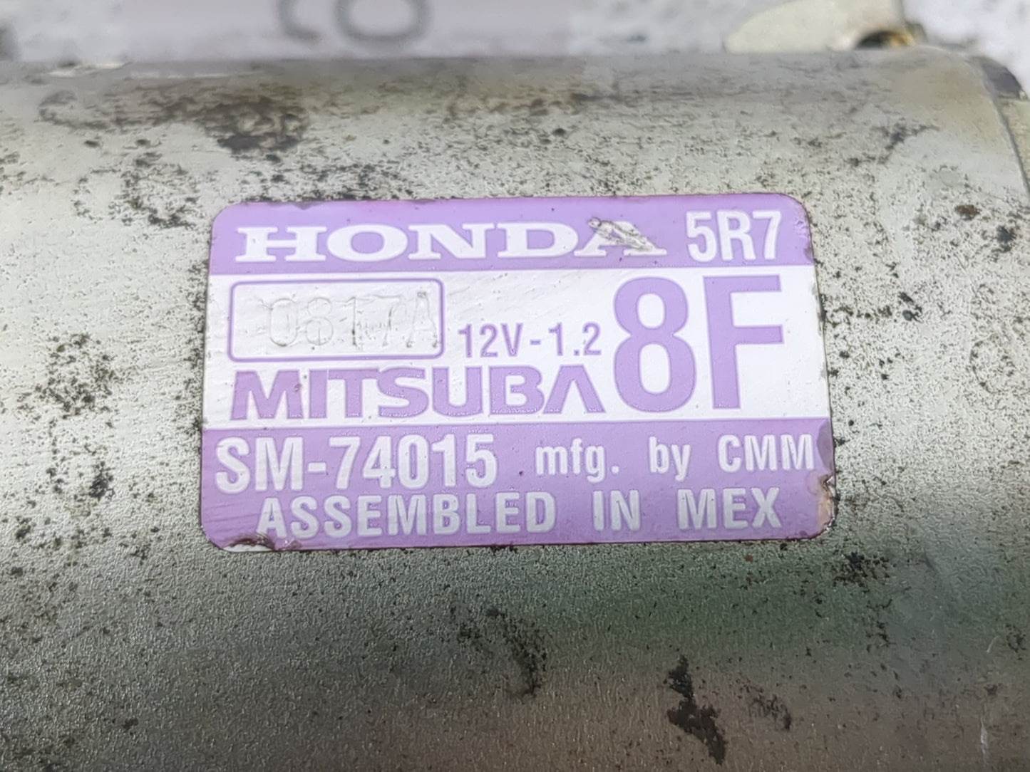 2015-2020 Honda Fit Car Starter Motor Solenoid OEM P/N:SM-74015 Fits Fits 2015 2016 2017 2018 2019 2020 OEM Used Auto Parts 