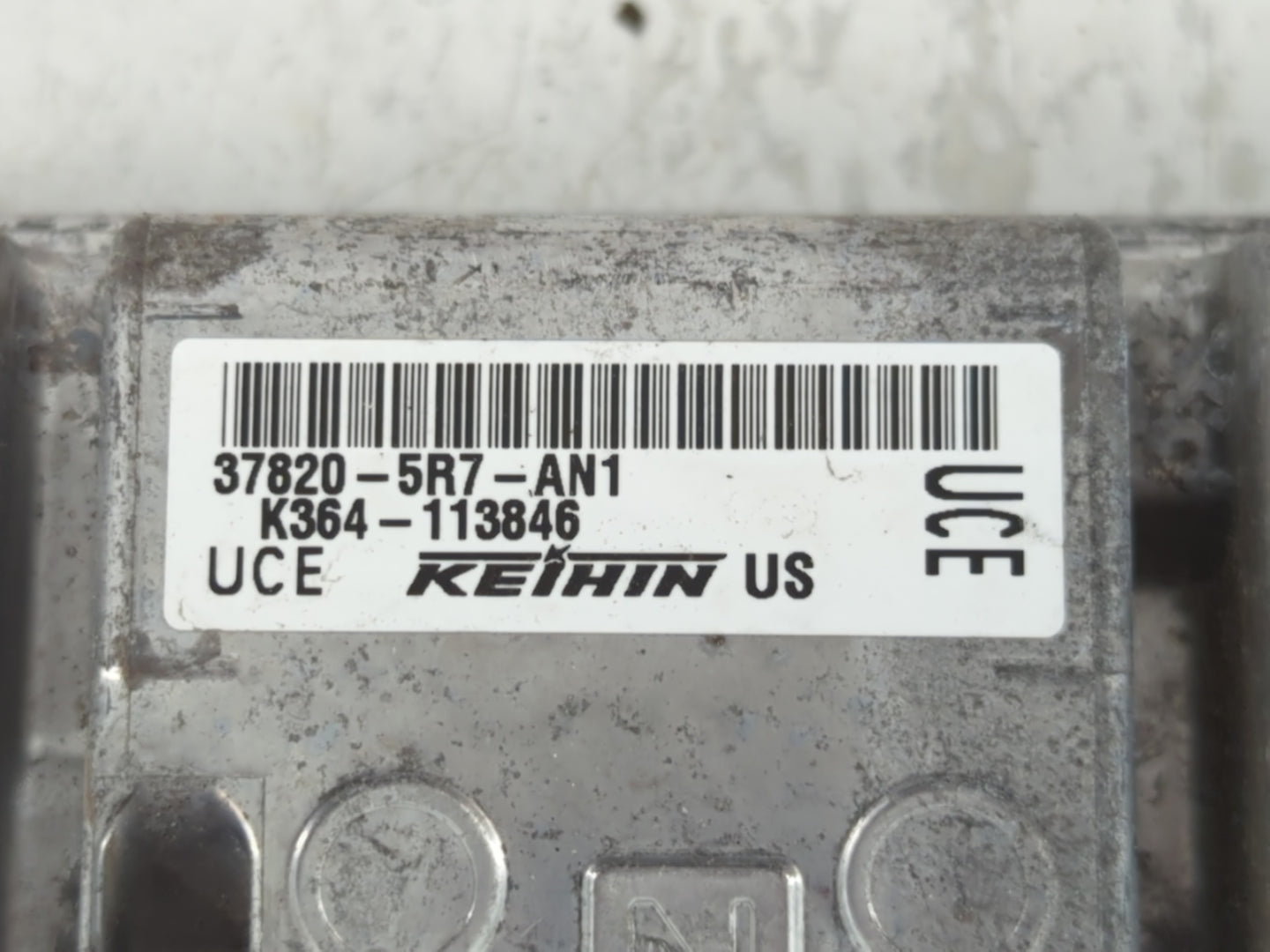 2020 Honda Fit PCM Engine Control Computer ECU ECM PCU OEM P/N:K364-113846 37820-5R7-AN1 Fits OEM Used Auto Parts - Oemuseda