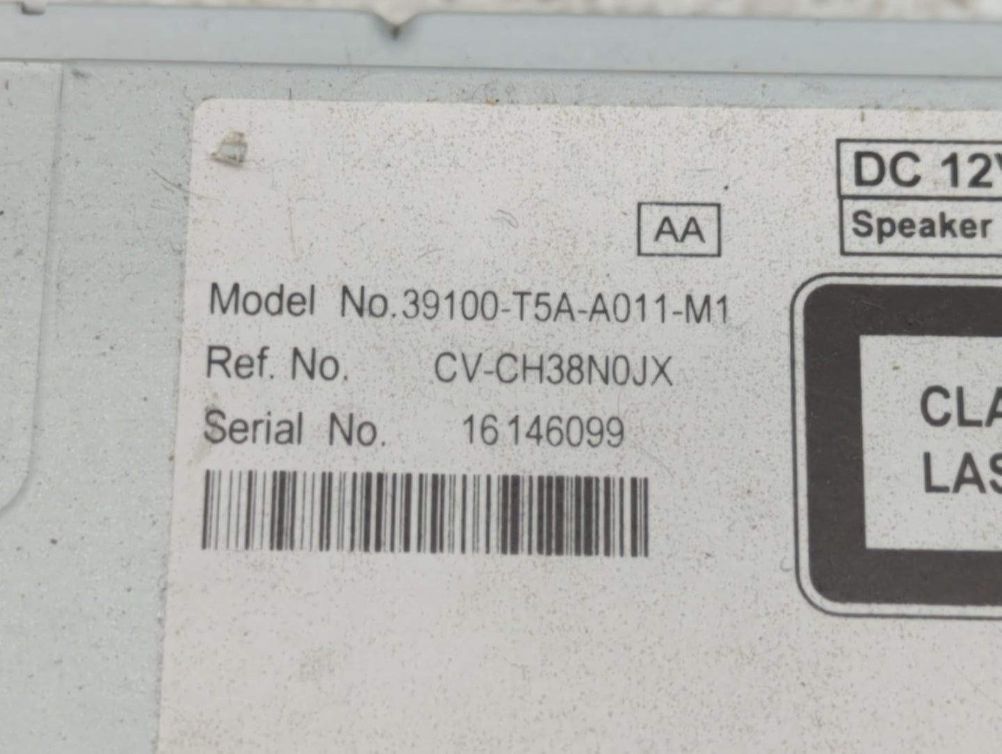 2020-2020 Honda Fit Am Fm Cd Player Radio Receiver - Oemusedautoparts1.com