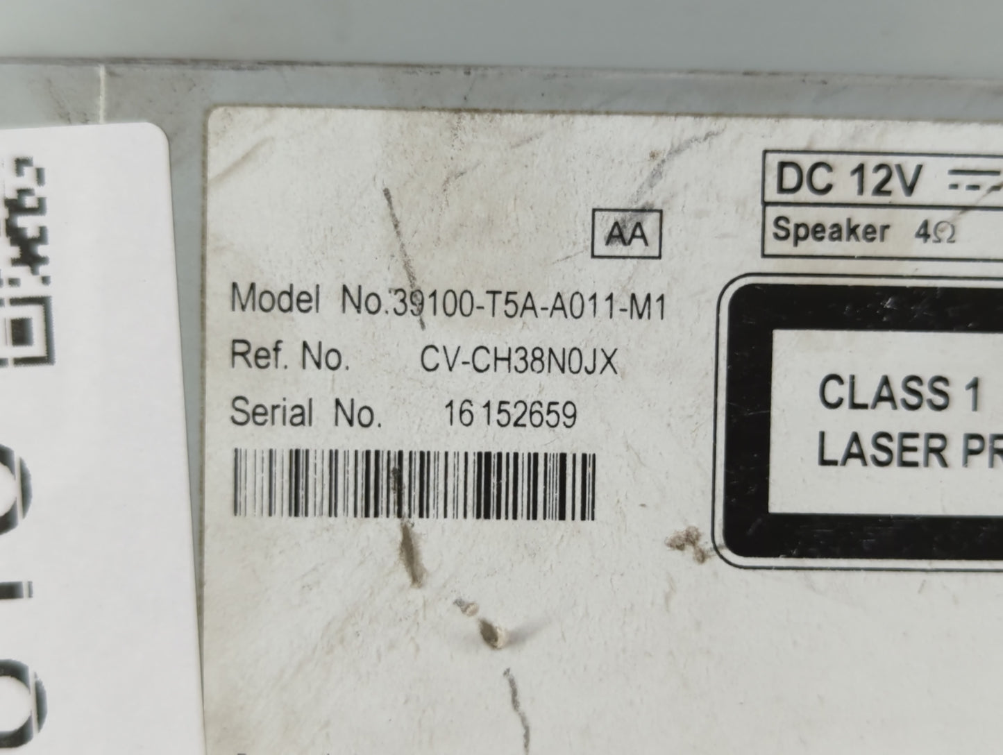 2020 Honda Fit Am Fm Cd Player Radio Receiver - Oemusedautoparts1.com