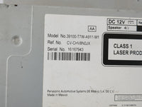 2019-2022 Honda Hr-V Radio AM FM Cd Player Receiver Replacement P/N:39100-T7W-A911-M1 Fits Fits 2019 2020 2021 2022 OEM Used