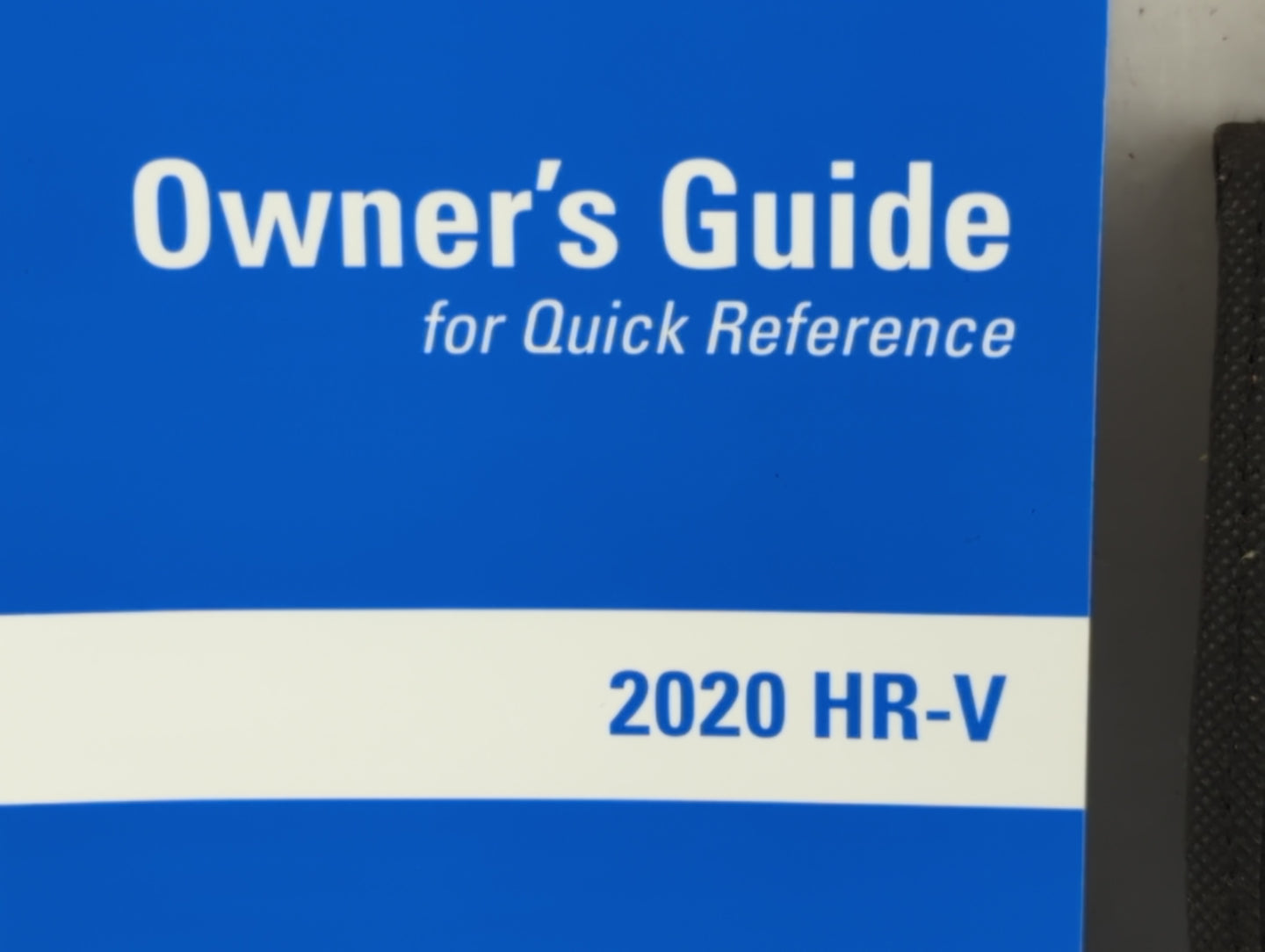 2020 Honda Hr-V Owners Manual Book Guide P/N:00X310T7A-G401 OEM Used Auto Parts - Oemusedautoparts1.com