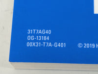 2020 Honda Hr-V Owners Manual Book Guide P/N:00X310T7A-G401 OEM Used Auto Parts - Oemusedautoparts1.com