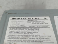 2019-2022 Honda Hr-V Radio AM FM Cd Player Receiver Replacement P/N:39100-T7A-A11-M1 Fits Fits 2019 2020 2021 2022 OEM Used 