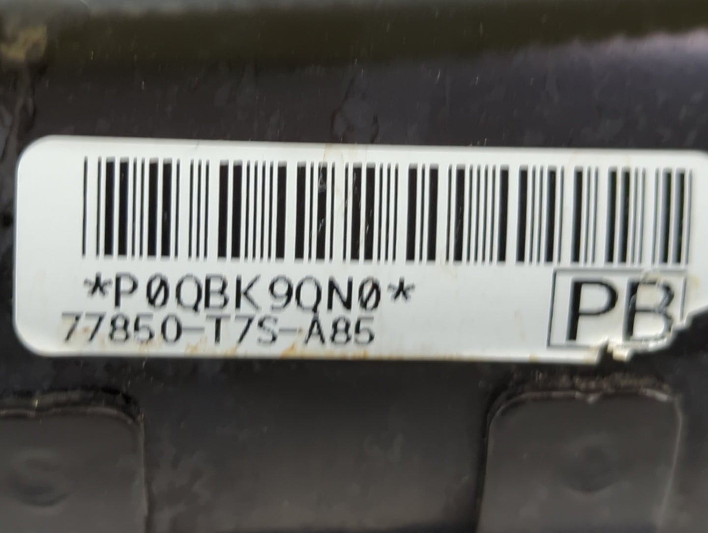 2016-2022 Honda Hr-V Air Bag Passenger Right Dashboard OEM P/N:77850-T7S-A85 Fits Fits 2016 2017 2018 2019 2020 2021 2022 OE