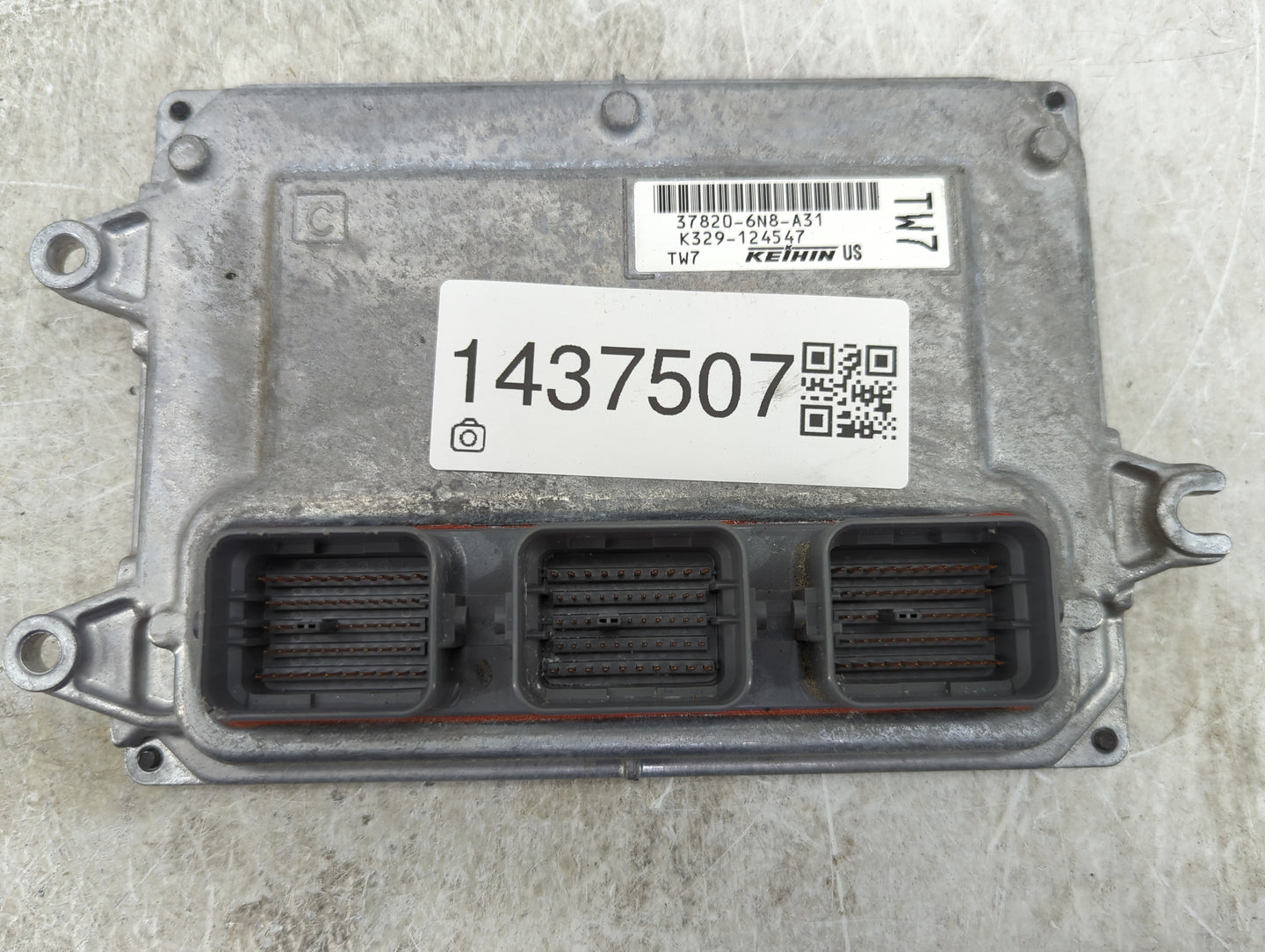 2020 Honda Hr-V PCM Engine Control Computer ECU ECM PCU OEM P/N:37820-6N8-A31 K329-124547 Fits OEM Used Auto Parts - Oemused